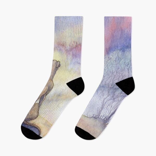 Item preview, A whippet dog watches the dawn of a new day designed and sold by SusanAlisonArt.