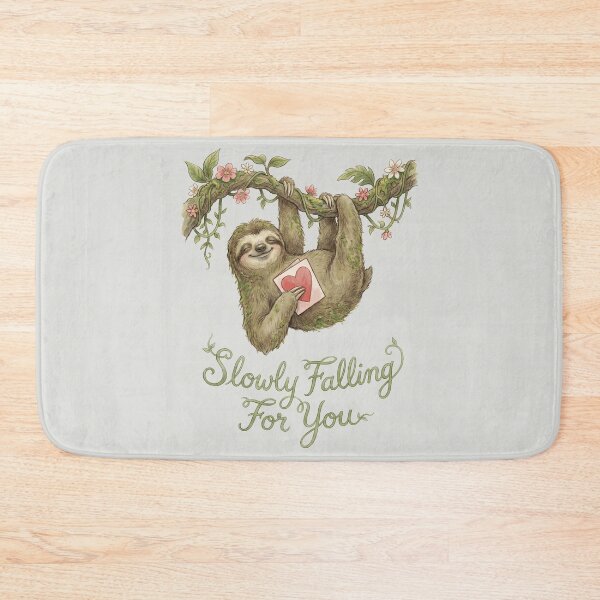 Item preview, Slowly Falling For You - Sloth Valentine Pun designed and sold by DigitalGlade.