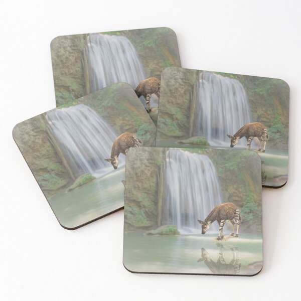 Item preview, Spirit of the Okapi – Reflection Wildlife Spirit Guide GeoWild Art designed and sold by GeoWild Designs.