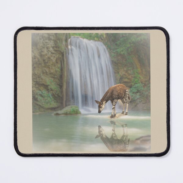 Item preview, Spirit of the Okapi – Reflection Wildlife Spirit Guide GeoWild Art designed and sold by GeoWild Designs.