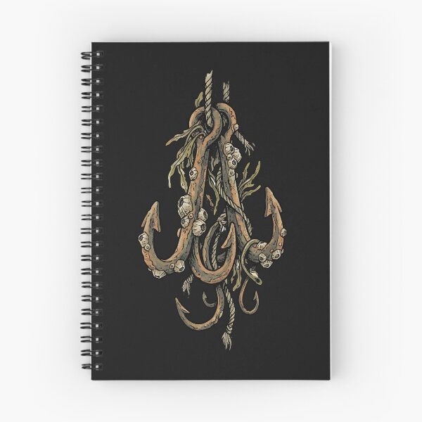 Item preview, Barnacle Anchor Hooks Nautical Illustration designed and sold by EimSol.