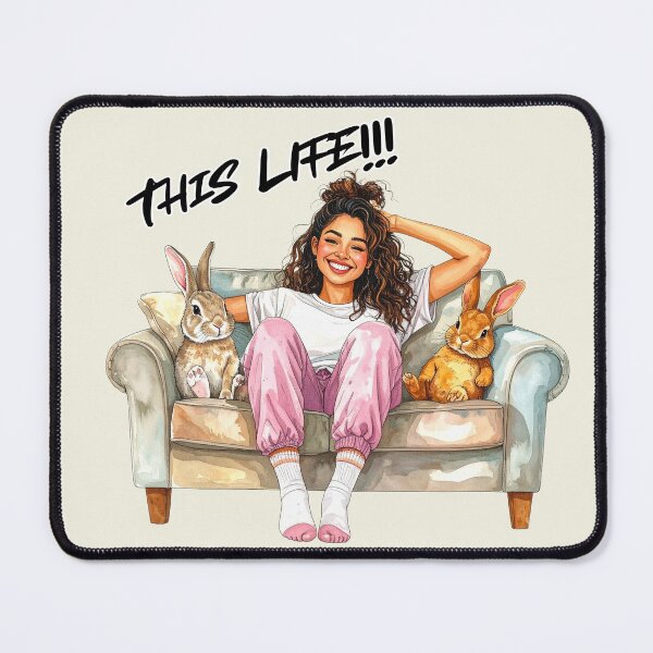 Item preview, This life, single with rabbits designed and sold by LiskoDesign.