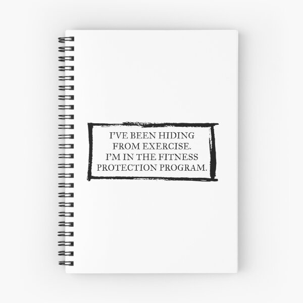 Item preview, Hiding From Exercise In Fitness Protection Prog designed and sold by SassyYetClassy.