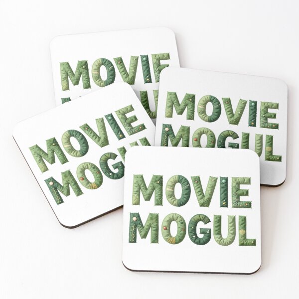 Item preview, MOVIE MOGUL - IN GREEN FAUX LETTERING designed and sold by AlexOBrienArt.