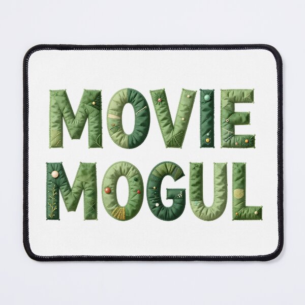 Item preview, MOVIE MOGUL - IN GREEN FAUX LETTERING designed and sold by AlexOBrienArt.