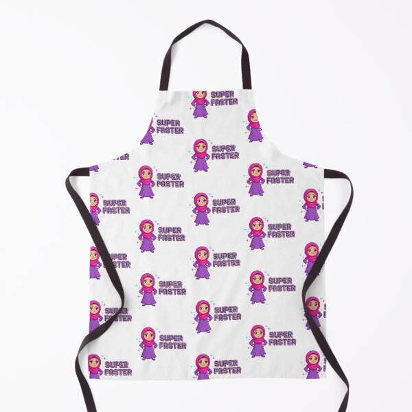 Item preview, Cute Pixel Art Ramadan Girl - Super Faster Hero Sticker & Kids Tee designed and sold by RonyMady.