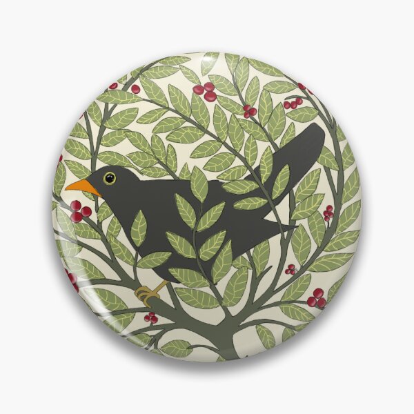 Item preview, Blackbird in the hedgerow  designed and sold by The Curious Cow.