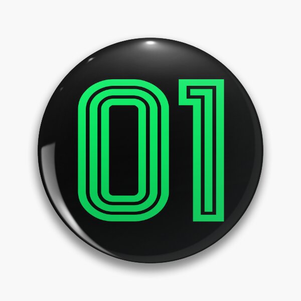 Item preview, Number 01, Green One designed and sold by Jeallan Designs.