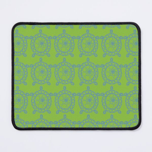 Item preview, Shell of Nine Turtle - Blue on Green - Medium designed and sold by SurfaceLab.