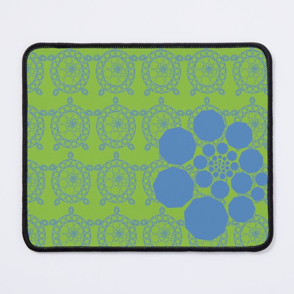 Item preview, Shell of Nine Turtle + Medium - Blue on Green - NO LOGO designed and sold by SurfaceLab.