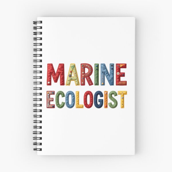 Item preview, MARINE ECOLOGIST - IN COLORFUL FAUX LETTERING designed and sold by AlexOBrienArt.