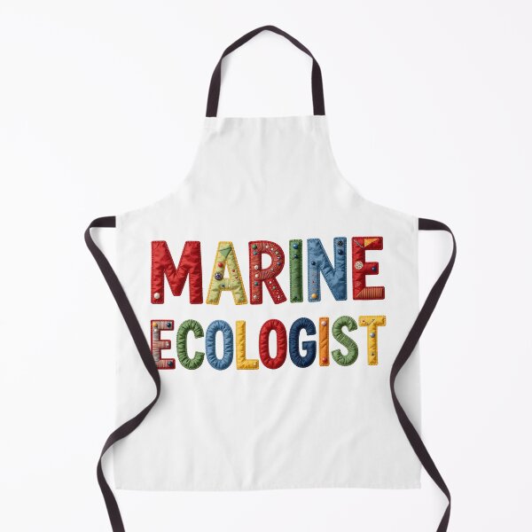 Item preview, MARINE ECOLOGIST - IN COLORFUL FAUX LETTERING designed and sold by AlexOBrienArt.