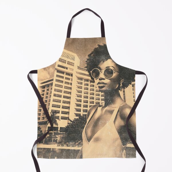 Item preview, Victoria Island Lagos Nigeria | Retro 70s Travel Print designed and sold by MammothArt.