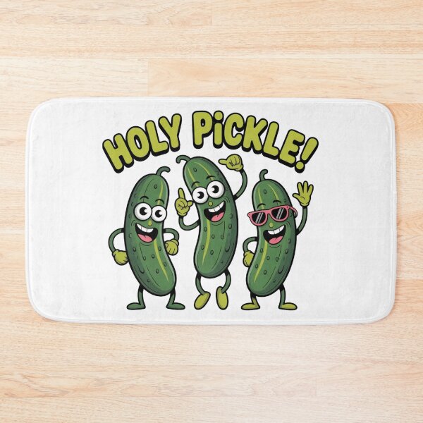 Item preview, Holy Pickle! Funny Dancing Pickles Cartoon designed and sold by HubCreates.