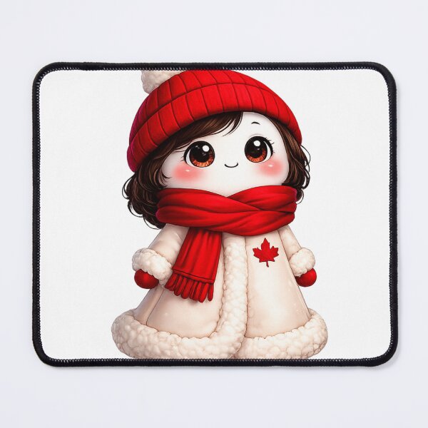 Item preview, Cute Canada Blob – Maple Leaf Character designed and sold by Gladys Art Studio.