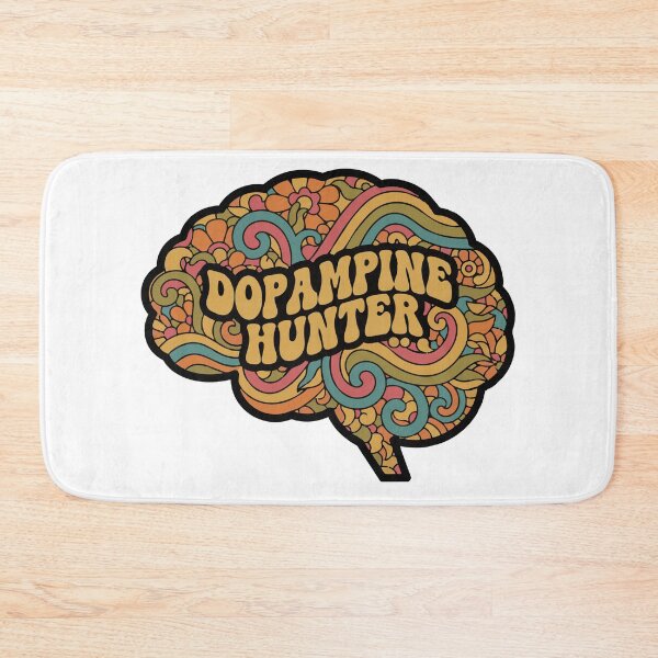 Item preview, Dopamine Hunter Neurodiversity - Groovy 70s Retro Brain designed and sold by Mdozet.