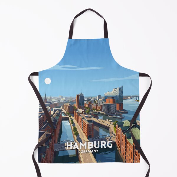 Item preview, Hamburg Germany - Travel art designed and sold by Marciolini.