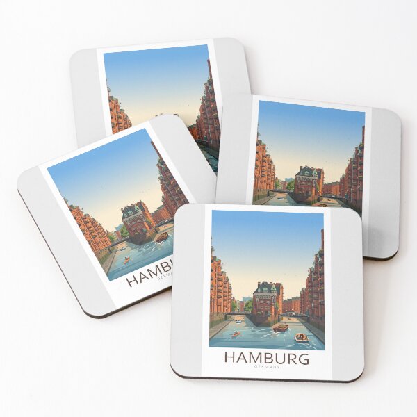 Item preview, Hamburg Germany - Travel Art designed and sold by Marciolini.