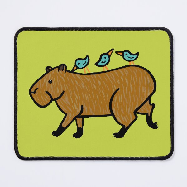 Item preview, Capybara with passengers designed and sold by evelyn-at-work.
