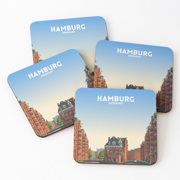 Item preview, Hamburg Germany - Travel art designed and sold by Marciolini.