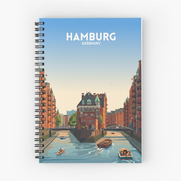 Item preview, Hamburg Germany - Travel art designed and sold by Marciolini.