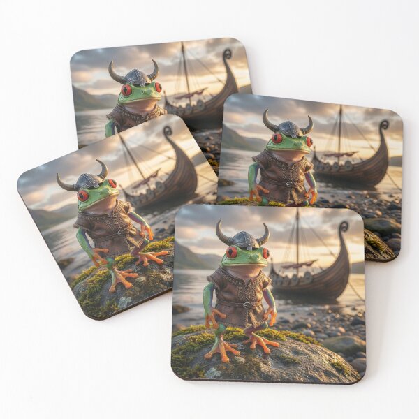 Item preview, Red-Eyed Tree Frog Viking Sows Fear designed and sold by Tridentulus.