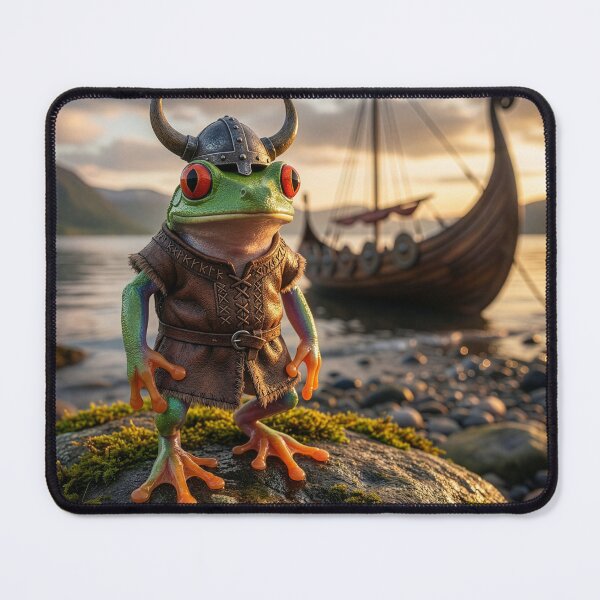 Item preview, Red-Eyed Tree Frog Viking Sows Fear designed and sold by Tridentulus.