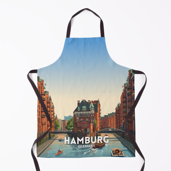 Item preview, Hamburg Germany - Travel art designed and sold by Marciolini.