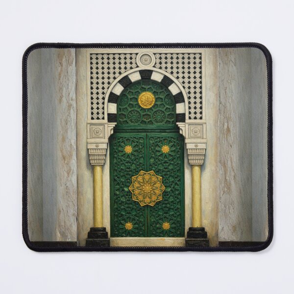 Item preview, The Green Gate of Peace (V.1) - Makkah Islamic Art designed and sold by D-Islamic.