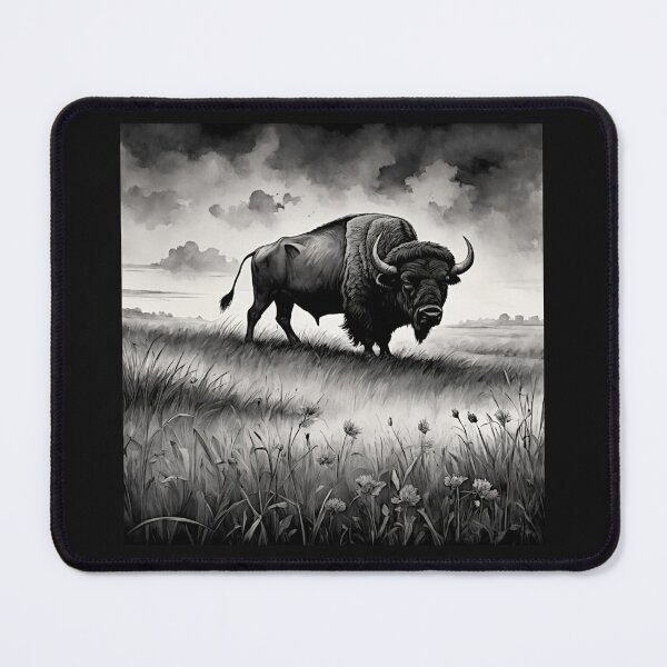 Item preview, Buffalo Wildlife Snow winter version Collection #4 designed and sold by Helios Be. Lavsh.