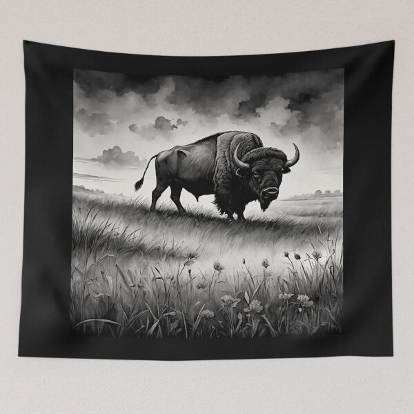 Item preview, Buffalo Wildlife  Snow winter version Collection #4 designed and sold by Helios Be. Lavsh.