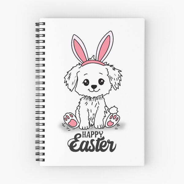 Item preview, Cute Easter Puppy with Bunny Ears designed and sold by SimoesArtistry.