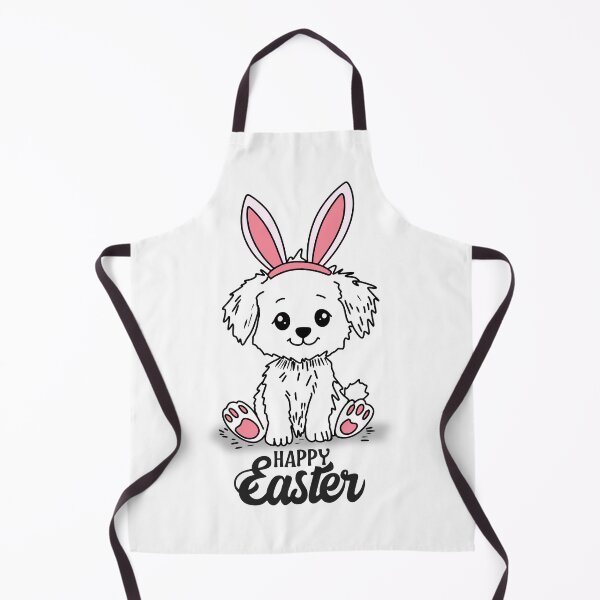 Item preview, Cute Easter Puppy with Bunny Ears designed and sold by SimoesArtistry.