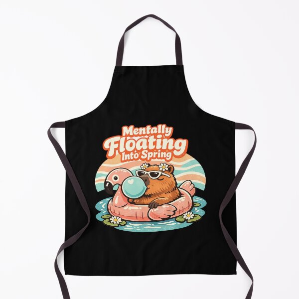 Item preview, Mentally Floating Into Spring Capybara designed and sold by Printiza_Land.