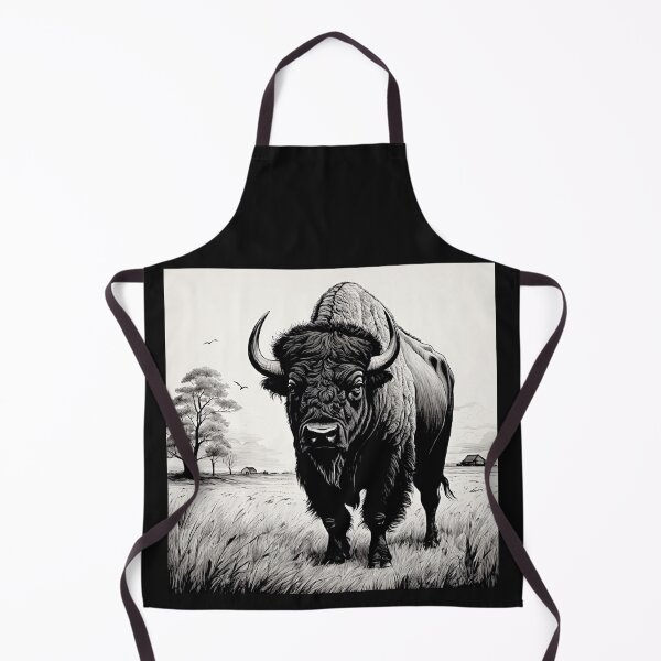Item preview, Buffalo Wildlife Snow winter version Collection #5 designed and sold by Helios Be. Lavsh.