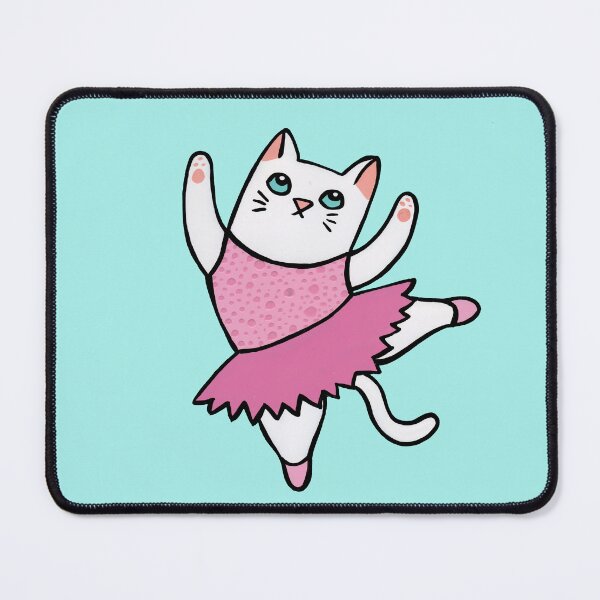 Item preview, White Cat Dancer designed and sold by evelyn-at-work.