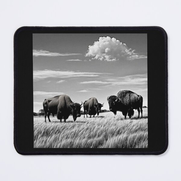 Item preview, Buffalo Wildlife Snow winter version Collection #7 designed and sold by Helios Be. Lavsh.