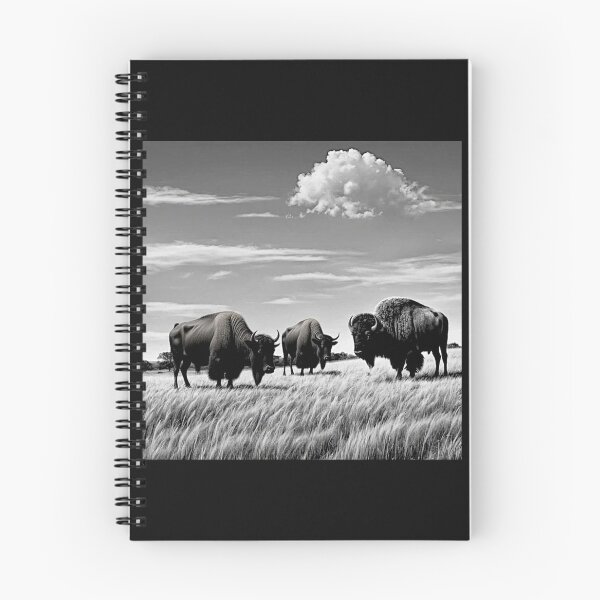 Item preview, Buffalo Wildlife  Snow winter version Collection #7 designed and sold by Helios Be. Lavsh.