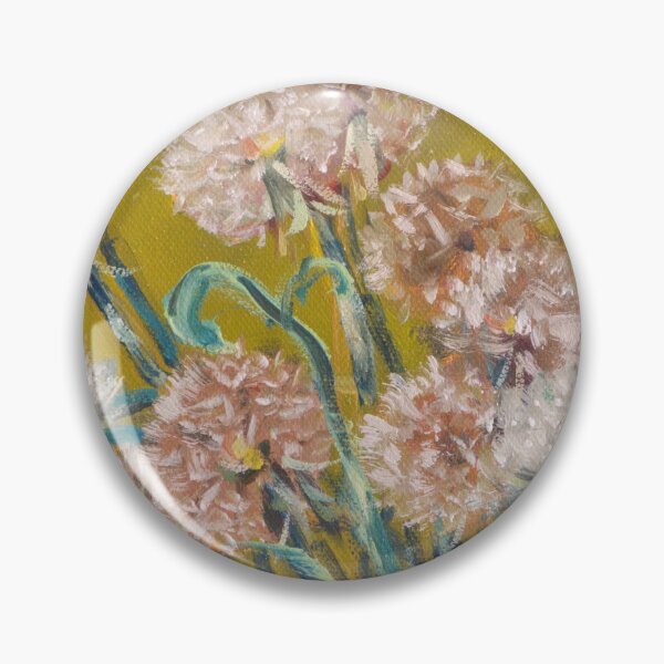 Item preview, Golden Wishes – Dandelion Fluff in Emerald Haze designed and sold by JurateArt-DK.