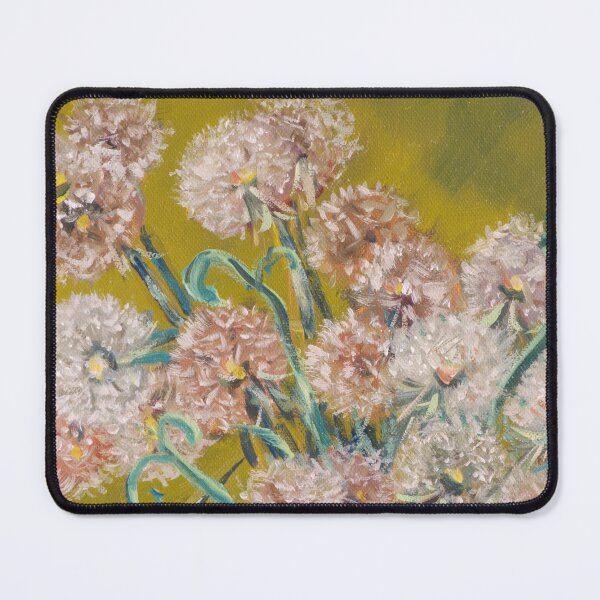 Item preview, Golden Wishes – Dandelion Fluff in Emerald Haze designed and sold by JurateArt-DK.