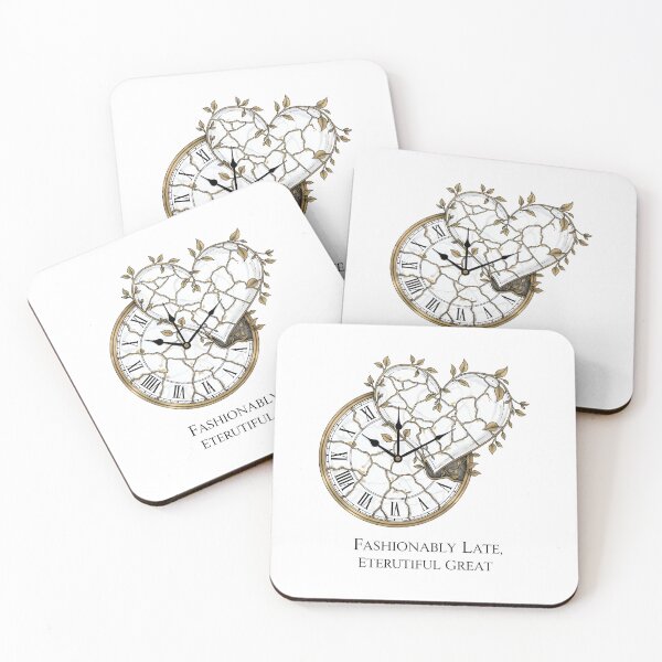 Item preview, Vintage Cracked Heart Clock Design designed and sold by AbanoubStore.