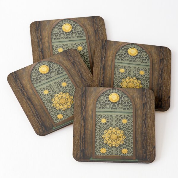 Item preview, The Green Gate of Peace (V.2) - Makkah Islamic Art designed and sold by D-Islamic.
