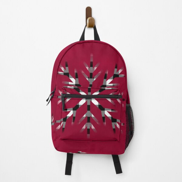 Item preview, Snowflake cranberry and black and white buffalo plaid , North Pole chic  designed and sold by hollycooper.