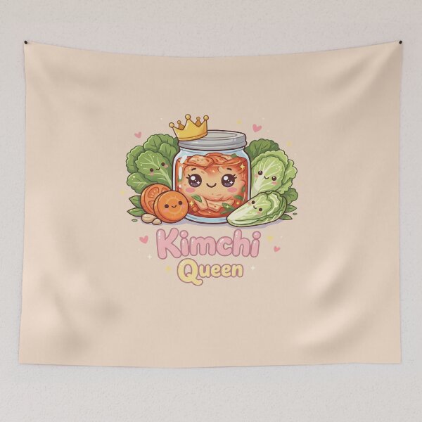 Item preview, Kawaii Cute Kimchi  Korean Food Lover Retro 90s Aesthetic designed and sold by Collagedream.