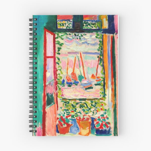 Item preview, The Open Window by Henri Matisse: Fauvist Mediterranean Harbor Poster designed and sold by artofuniverse.