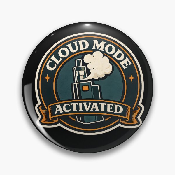Item preview, Cloud Mode Activated – Bold Vape Sticker Design designed and sold by House of Taste Vape Designs.