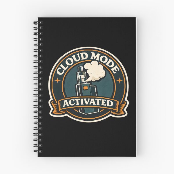 Item preview, Cloud Mode Activated – Bold Vape Sticker Design designed and sold by House of Taste Vape Designs.