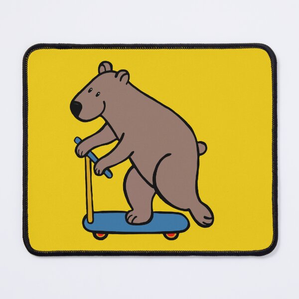 Item preview, Bear on wheels designed and sold by evelyn-at-work.