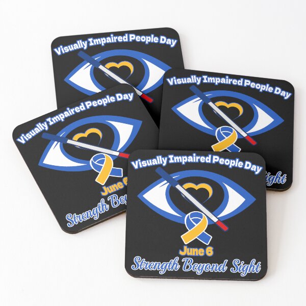 Item preview, Strength Beyond Sight – Visually Impaired People Day June 6 designed and sold by Eyepatch-Jacks.