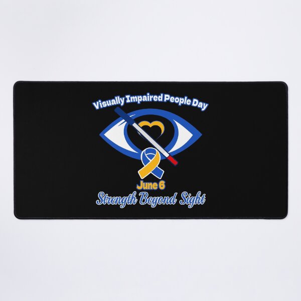 Item preview, Strength Beyond Sight – Visually Impaired People Day June 6 designed and sold by Eyepatch-Jacks.